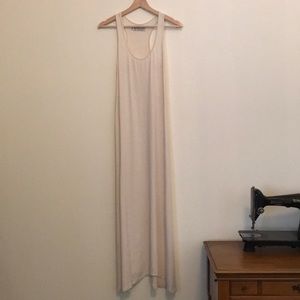 Fighting Eel Cream Maxi Dress Racerback Xsmall XS